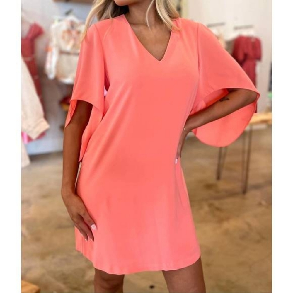 Anna Cate - Meredith S/S Dress - Coral Tea Berry - Picture 3 of 9